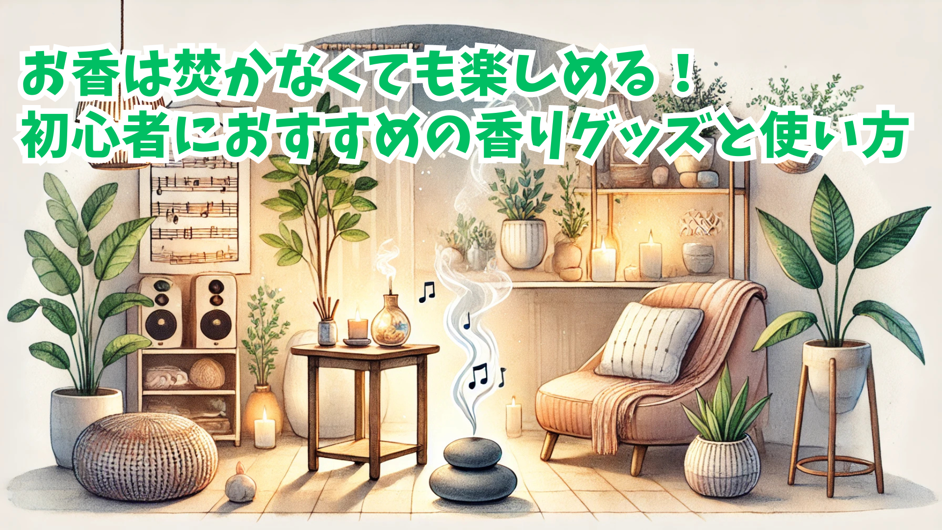 お香は焚かなくても楽しめる！初心者におすすめの香りグッズと使い方